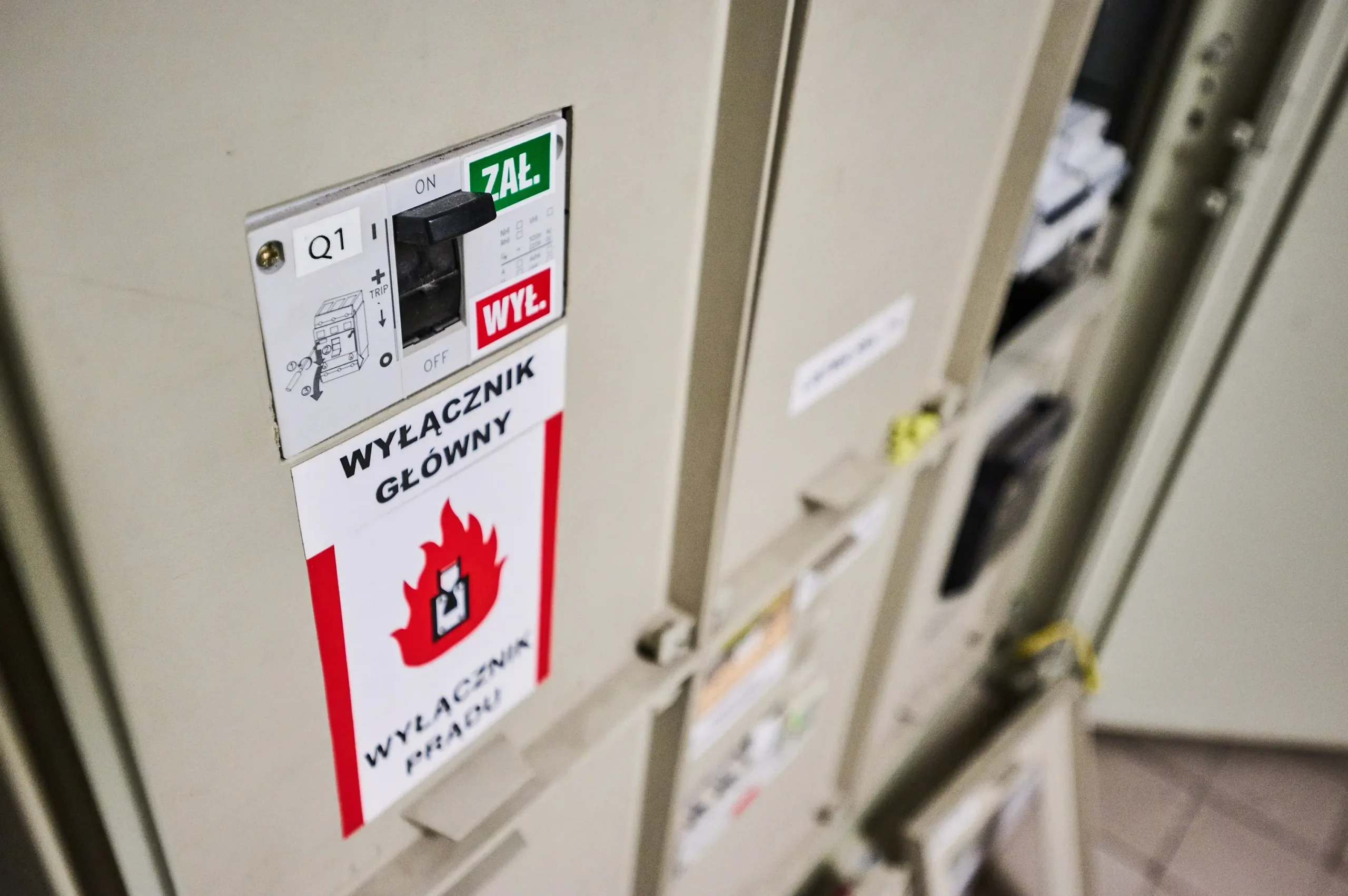 Wyłącznik główny instalacji elektrycznej