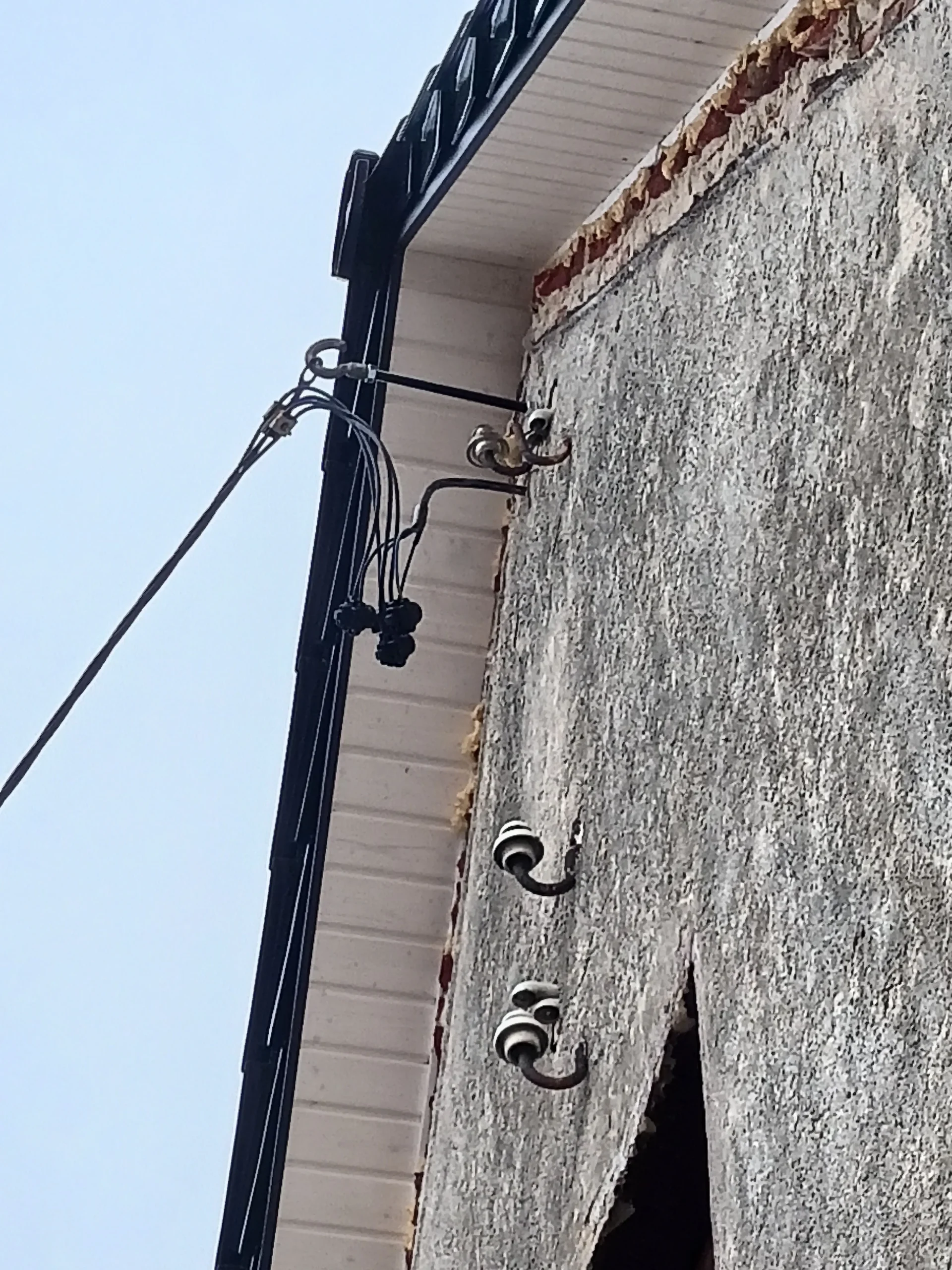 Wymiana haka - przyłącze napowietrzne